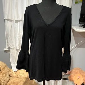 7th avenue design studio by New York &company .black blouse.